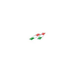 【並行輸入品】Pair Set IT Italian Italy Flag Emblem Mini Sticker Decals Replacの画像