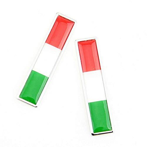 【並行輸入品】Pair Set IT Italian Italy Flag Emblem Mini Sticker Decals Replacの画像