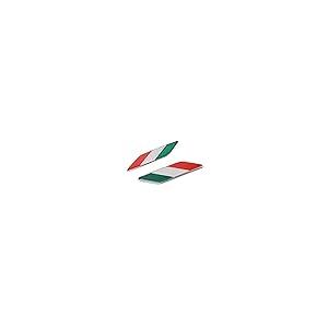 【並行輸入品】Pair Set Italy Italian Flag Emblem Car Styling 3D Aluminum Badgeの画像