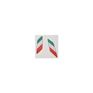 【並行輸入品】Pair Set Italy Italian Flag Emblem Car Styling 3D Aluminum Badgeの画像