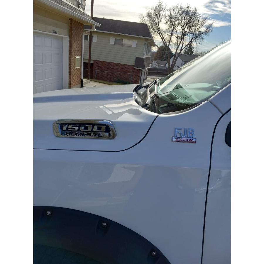 【並行輸入品】DROTE Truck Bumper Stickers, 2PCS Car Stickers Emblems 3D Raisedの画像