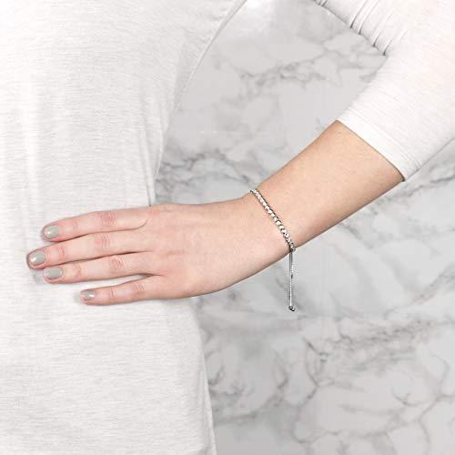 【並行輸入品】ERAA JEWEL Round Colorless Diamond Moissanite Bracelet Women, Weの画像