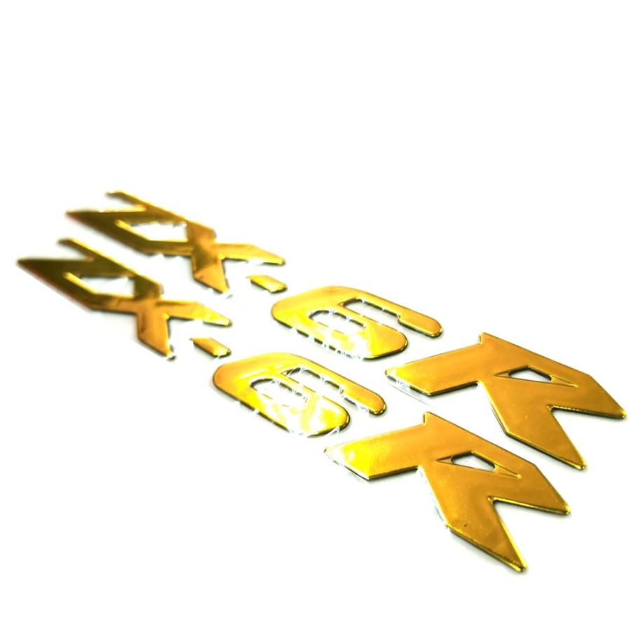 並行輸入品】ゴールド 3D ロゴ エンブレム ステッカー デカール