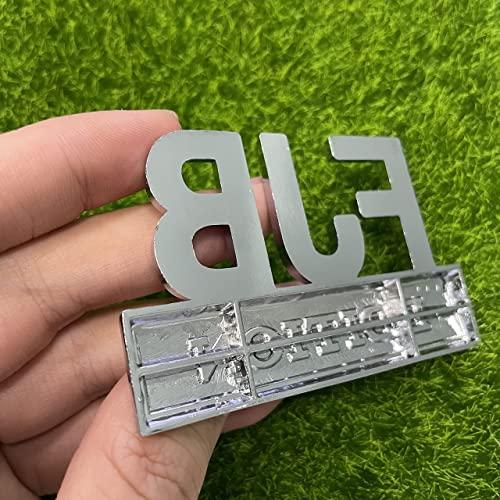 【並行輸入品】2PCS FJB Edition Sticker Metal Emblems 3D Fender Badge Decal witの画像