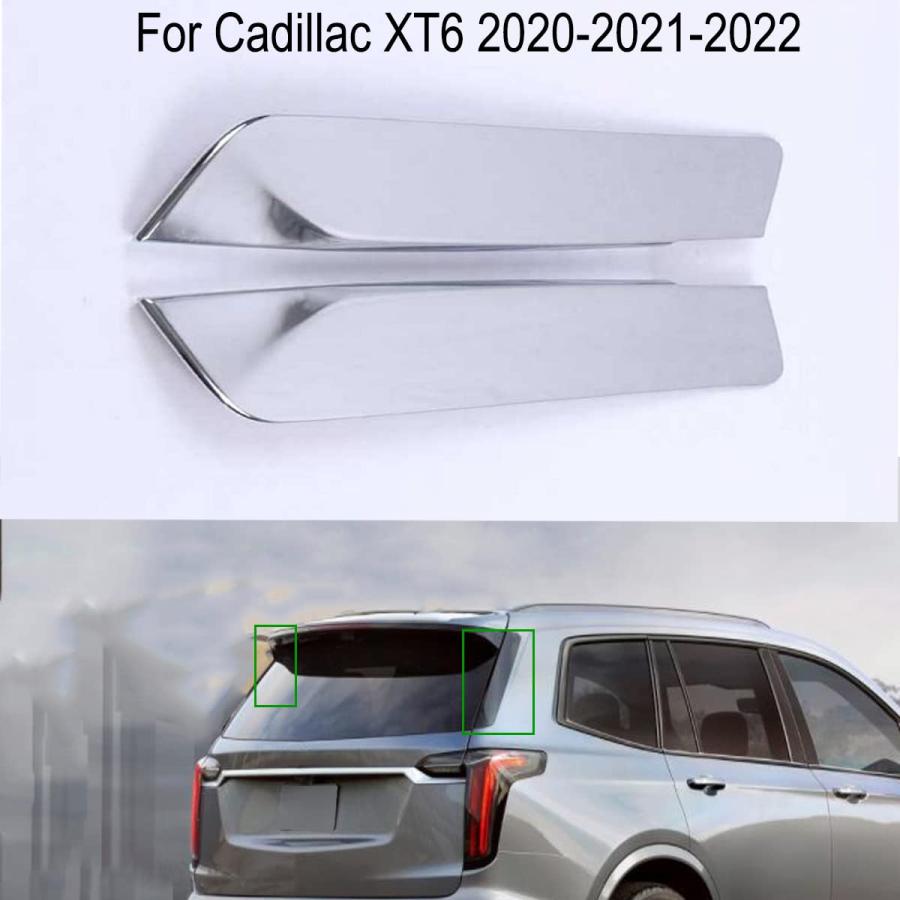 【並行輸入品】Yingchi 1 Pair ABS Chrome Car Rear Tail Frame Cover Trim Strip Eの画像