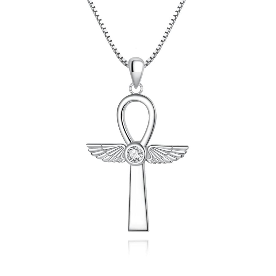 並行輸入品】Coptic エジプトアンククロスペンダント 天使の翼 