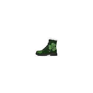 Shamrock Boots Womens Mens Snow Boots Combat Boots Clover Floral 並行輸入品｜best-style｜03