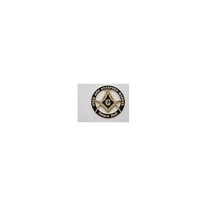 【並行輸入品】Free and Accepted Masons Prince Hall Black Masonic Emblem 3\" Metの画像