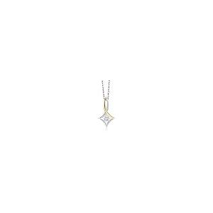 【並行輸入品】[Gem Stone King] 0.25カラット モアサナイト ネックレス レディース Charles & Colvard ラボの画像