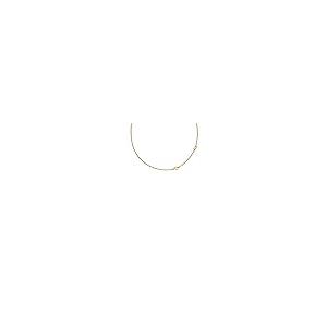 【並行輸入品】Oak&Luna ミニイニシャルチョーカー 上品なネックレス/スターリングシルバー/ゴールドメッキ/ローズゴールドメッキ/ゴー_2