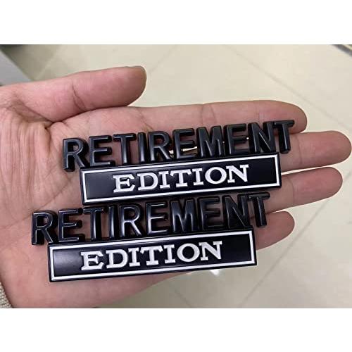 【並行輸入品】2PC Retirement Emblem Edition Alphabet 3D Logo Off Road Logo SUVの画像