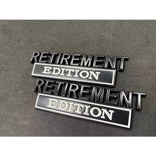 【並行輸入品】2PC Retirement Emblem Edition Alphabet 3D Logo Off Road Logo SUVの画像