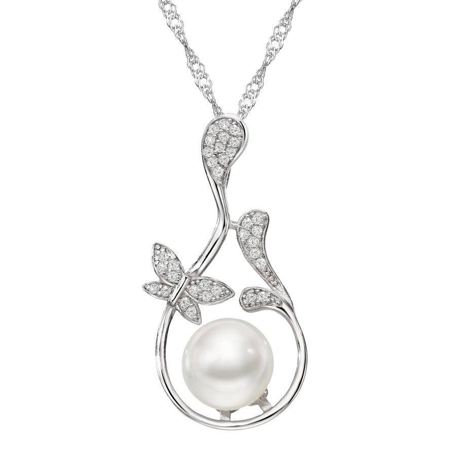 並行輸入品】Michooyel S925 淡水パール ペンダント ネックレス