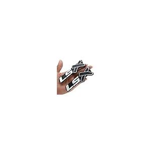 【並行輸入品】dgea Chrome Red LSX Fender Emblem Decal Badge Nameplate Letter 3の画像