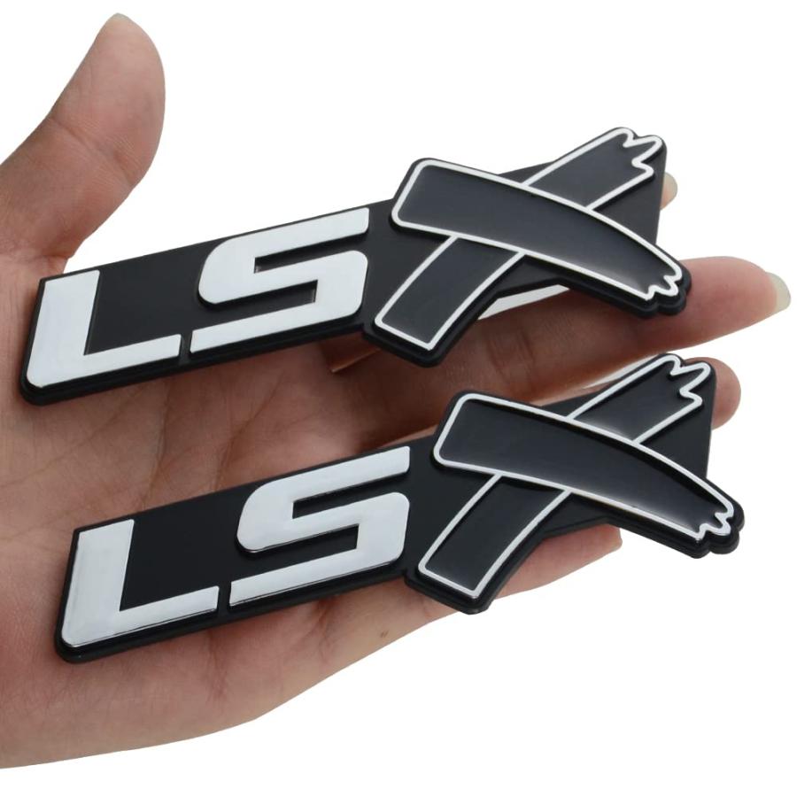 【並行輸入品】dgea Chrome Red LSX Fender Emblem Decal Badge Nameplate Letter 3の画像
