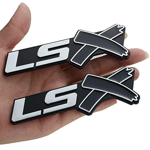 【並行輸入品】dgea Chrome Red LSX Fender Emblem Decal Badge Nameplate Letter 3の画像