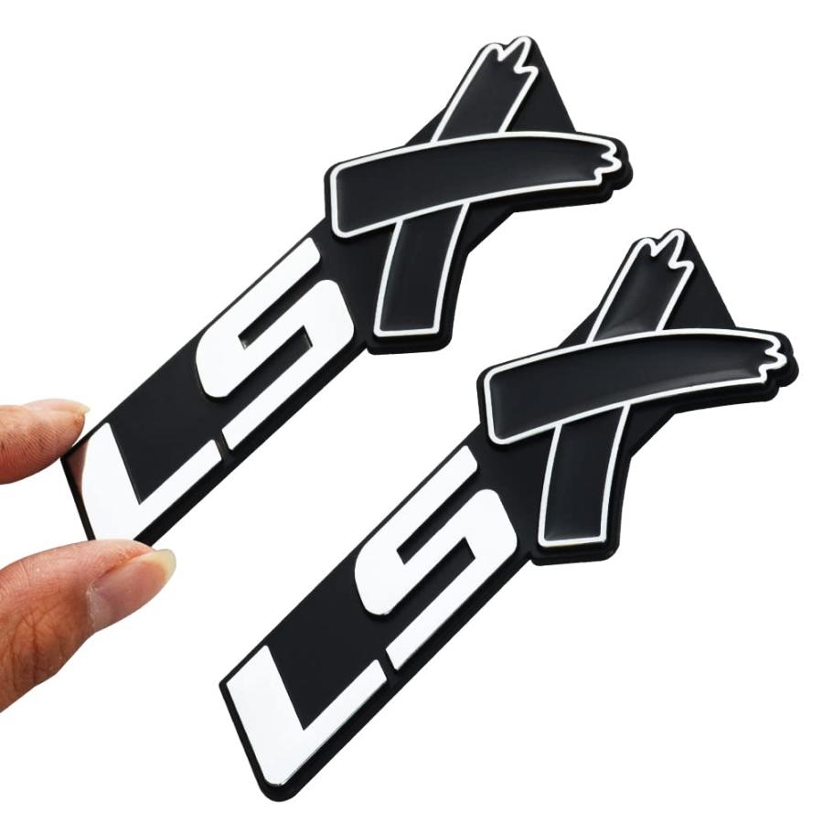 【並行輸入品】dgea Chrome Red LSX Fender Emblem Decal Badge Nameplate Letter 3の画像