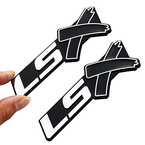 【並行輸入品】dgea Chrome Red LSX Fender Emblem Decal Badge Nameplate Letter 3の画像