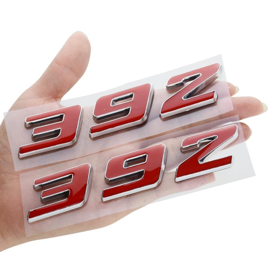 【並行輸入品】dgea 2X 392 Emblem Badge Decal 3D Logo Nameplate 3D Raised Stronの画像