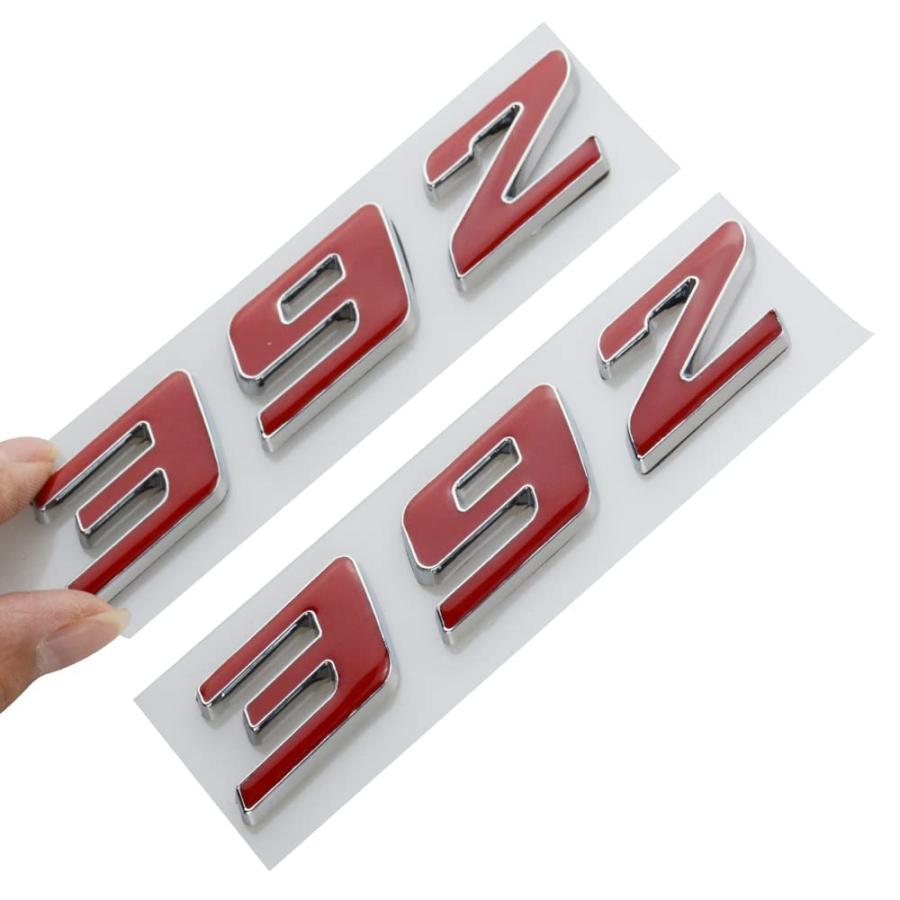 【並行輸入品】dgea 2X 392 Emblem Badge Decal 3D Logo Nameplate 3D Raised Stronの画像