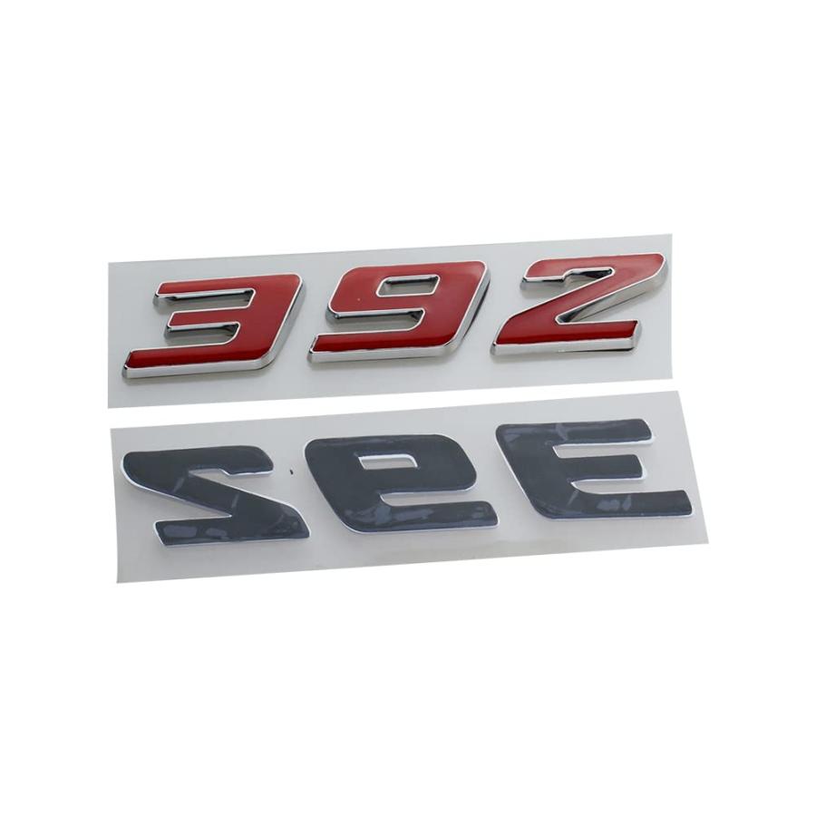 【並行輸入品】dgea 2X 392 Emblem Badge Decal 3D Logo Nameplate 3D Raised Stronの画像