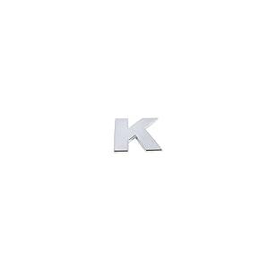 【並行輸入品】Modengzhe 3DメタルカーエンブレムレターKステッカークロームメッキ亜鉛合金自動車シンボルバッジデカール Modengzhの画像