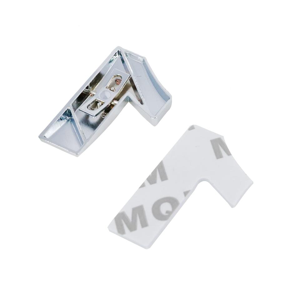 【並行輸入品】Modengzhe 3D メタルカーエンブレム ナンバー1 ステッカー クロムメッキ 亜鉛合金 自動車シンボルバッジデカール Moの画像