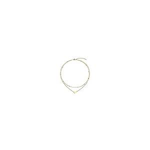 【並行輸入品】10K/14K/18Kゴールドイニシャルネックレス レディース ガールズ ソリッドゴールドレイヤードレターペンダントチェーンネックの画像