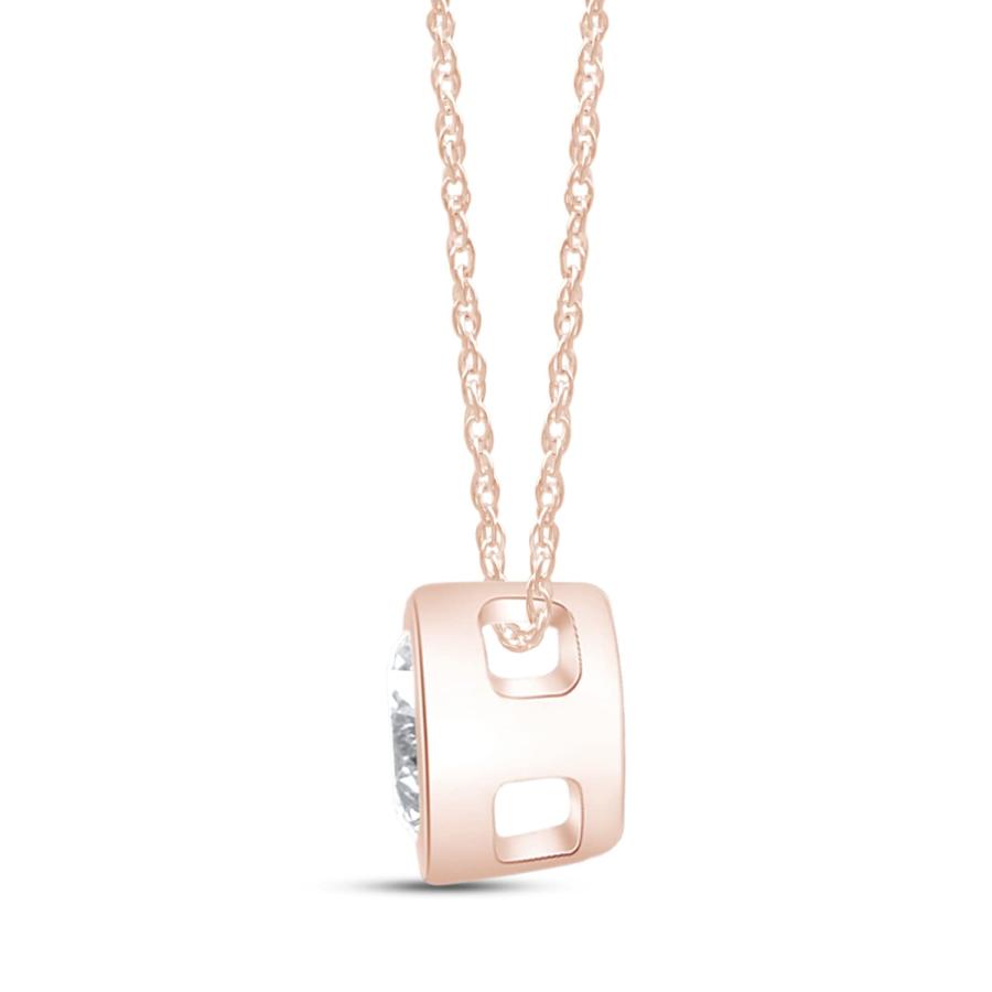 【並行輸入品】SAVEARTH DIAMONDS 1カラット 6.5mm ラウンドカット 人工モアッサナイトダイヤモンドベゼルセット ソリティアの画像