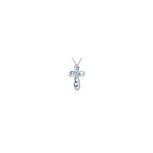 【並行輸入品】JewelOra Personalized Mother Daughter Necklace with Simulated Bi