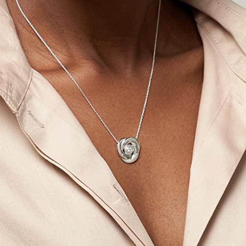 【並行輸入品】MYKA Personalized Love Knot Russian Ring Necklace With or With_7