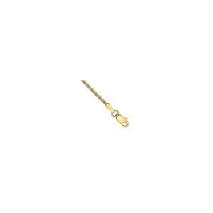 【並行輸入品】Avariah Solid 14K Yellow Gold 2mm Regular Rope with Lobster Lockの画像