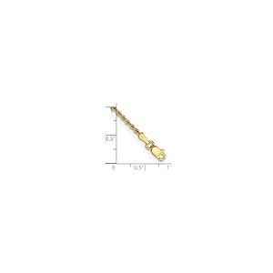 【並行輸入品】Avariah Solid 14K Yellow Gold 2mm Regular Rope with Lobster Lockの画像