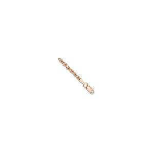【並行輸入品】Avariah Solid 14K Rose Gold 8 inch 2.25mm Diamond cut Rope withの画像