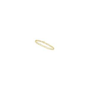 【並行輸入品】Canaria Fine Jewelry レデイーズ 4mm 10ktマリナーリンクブレスレット Canaria 10kt Yelの画像