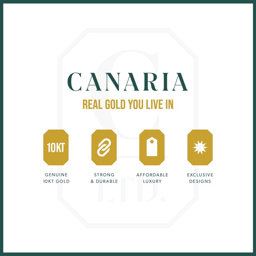 【並行輸入品】Canaria Fine Jewelry レデイーズ 4mm 10ktマリナーリンクブレスレット Canaria 10kt Yelの画像