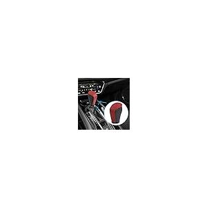 【並行輸入品】X AUTOHAUX Black and Red Vehicle Interior Faux Leather Gear Shif_5
