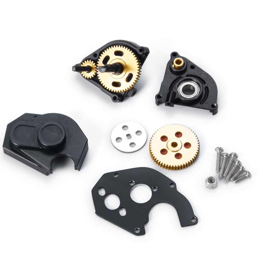 【並行輸入品】btdeal 1/24th メタルトランスミッションケース ギアボックス Axial SCX24車両デッドボルト C10 AXI0の画像