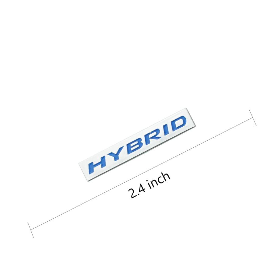【並行輸入品】2Pc Car Sticker Hybrid Logo Emblem 3D Metal Badge Automotive Labの画像