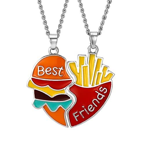【並行輸入品】ERFV Be st Friend Necklaces For 2 Girls/Couple BFF Necklaces Fri_1