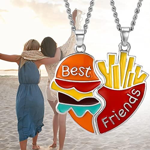 【並行輸入品】ERFV Be st Friend Necklaces For 2 Girls/Couple BFF Necklaces Fri_4