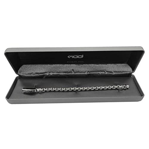 【並行輸入品】Harley Davidson Men's Willie G Skull Logos Chain Bracelet   Staiの画像
