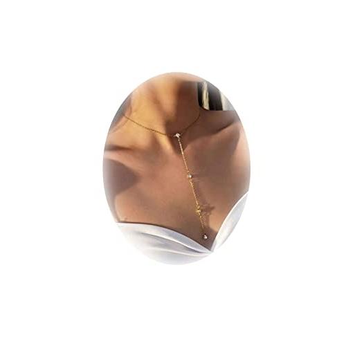 【並行輸入品】ラリアットネックレス 華奢なYネックレス レディース シンプル ロングタッセル ドロップネックレス トレンディジルコンパールペンダ_1