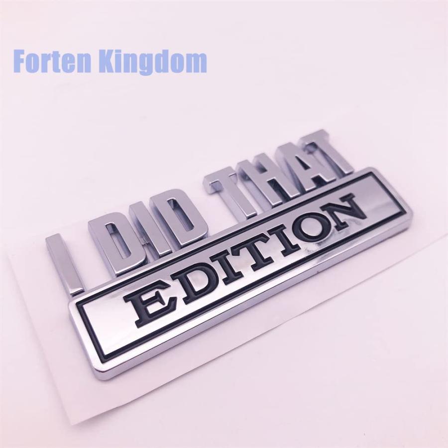 【並行輸入品】Forten Kingdom 2PCS Word I DID That Edition Logo Badge Emblem foの画像
