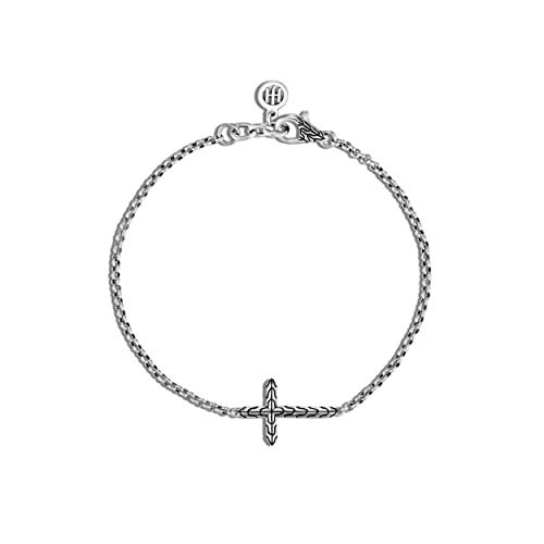【並行輸入品】John Hardy Classic Chain Silver 2mm Mini Rolo Chain Cross Bracelの画像