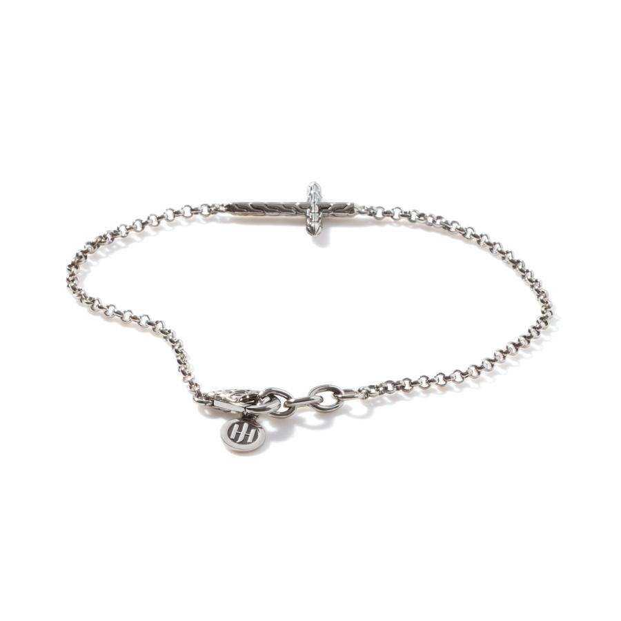 【並行輸入品】John Hardy Classic Chain Silver 2mm Mini Rolo Chain Cross Bracelの画像