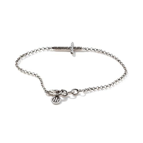 【並行輸入品】John Hardy Classic Chain Silver 2mm Mini Rolo Chain Cross Bracelの画像