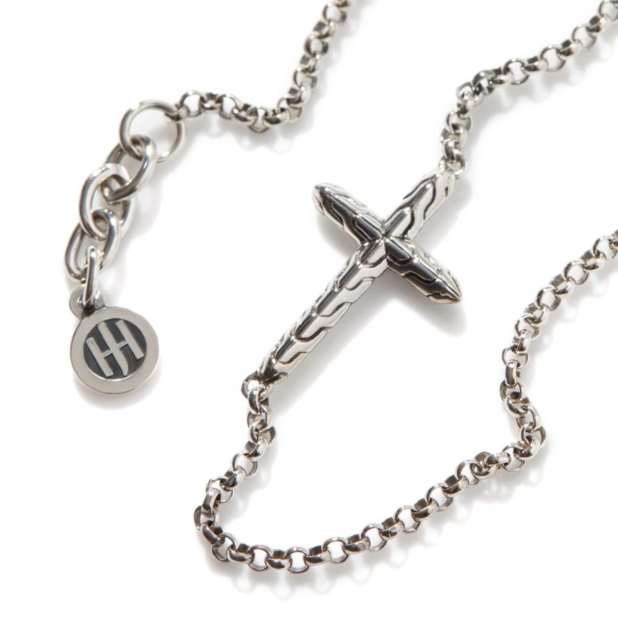 【並行輸入品】John Hardy Classic Chain Silver 2mm Mini Rolo Chain Cross Bracelの画像