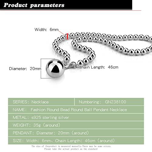 【並行輸入品】Choker necklace for women Original 925 Sterling Silver Necklaceの画像