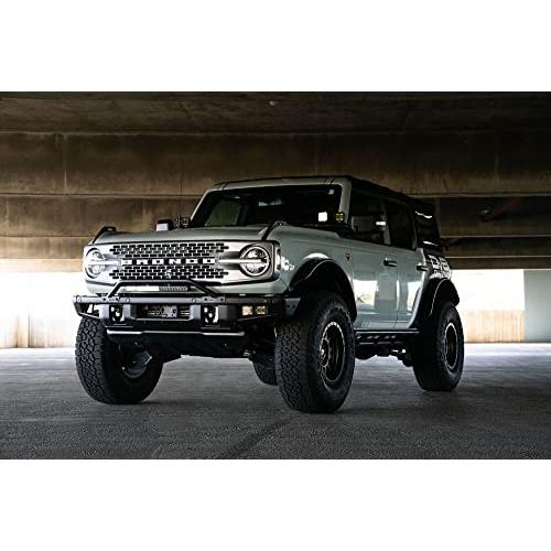 【並行輸入品】フォグポケットポッドライトマウント 2021 2022 Ford Bronco用 | 工場モジュラースチールバンパーにフィット |の画像